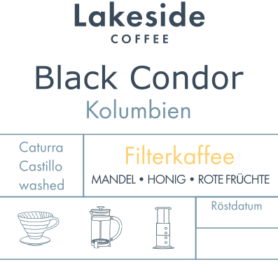 Kaffee Kolumbien Black Condor Projekt